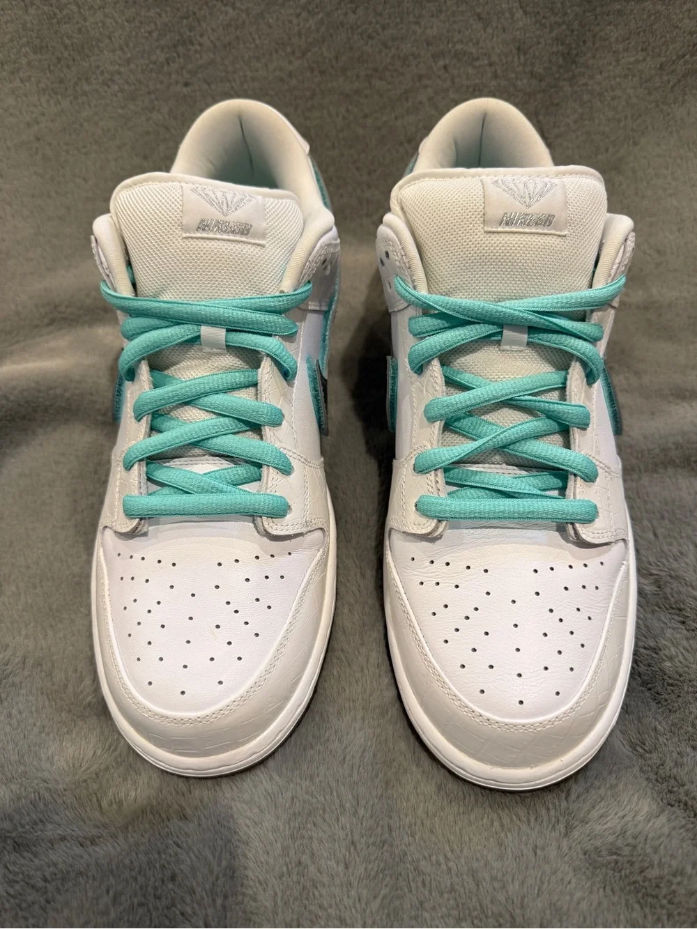 Nike SB Dunk Low Diamond Supply Co White Diamond Size 13M BV1310-100 DS OG ALL